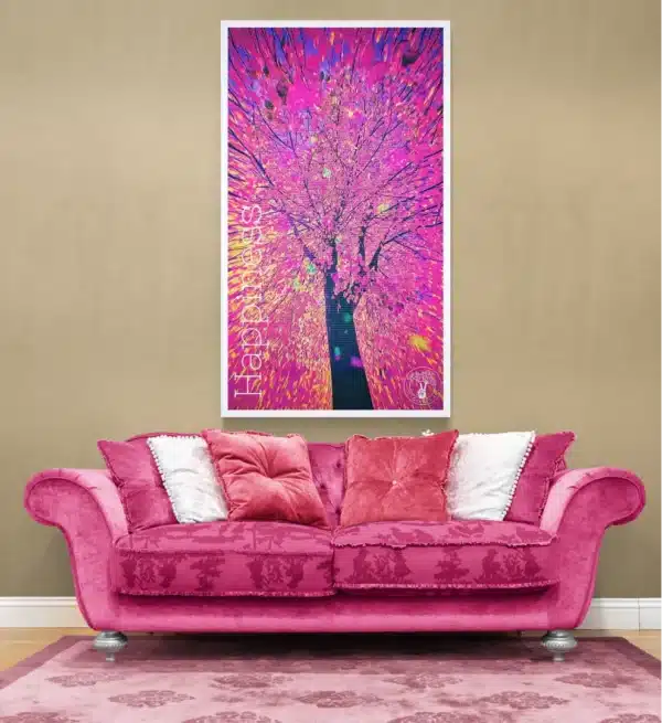 HAPPINESS-PINK-COUCH Happiness