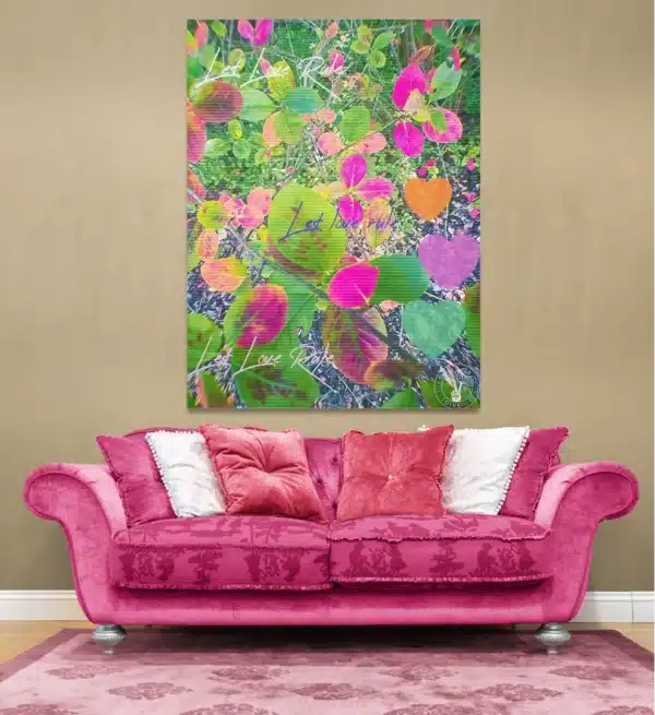 LET-LOVE-RULE-PINK-COUCH Let Love Rule