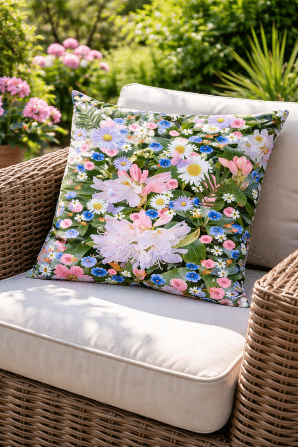 Bloemrijke-tuinlounge-met-kussen Springlove
