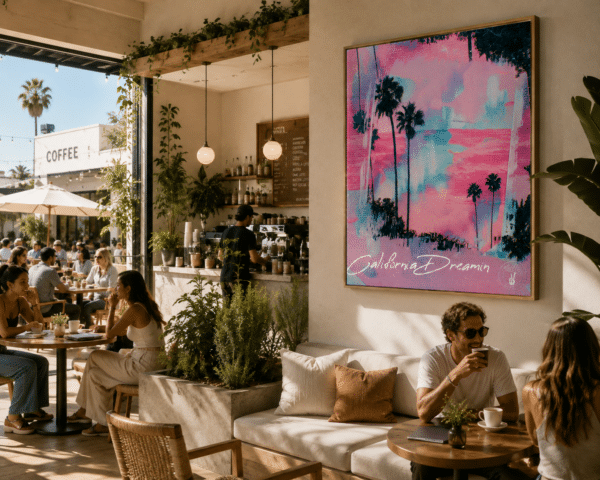 CALIFORNIA DREAMIN PASTELS COFFEE BAR LA California Dreamin Pastels