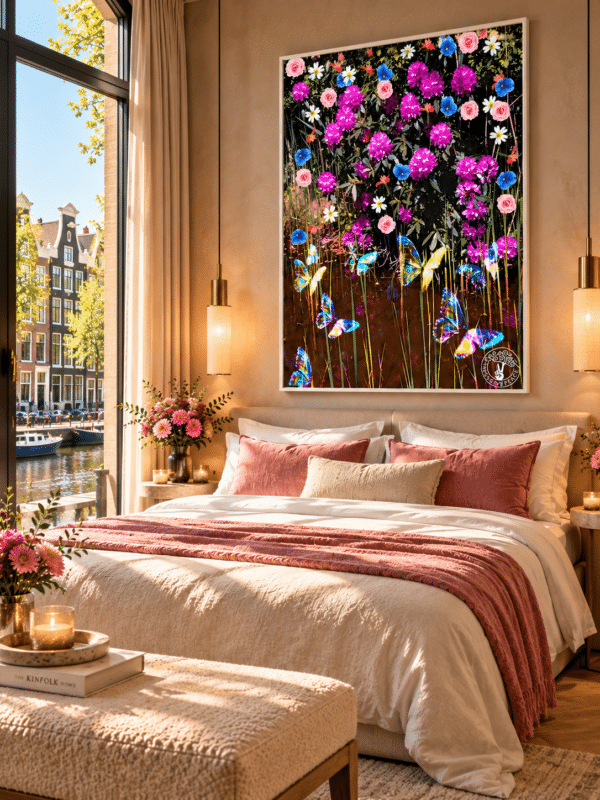 CANVAS HAPPY SPRING HOTELKAMER Happy Spring