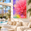 CANVAS HAPPY VIBES PALM SPRINGS Happy Vibes