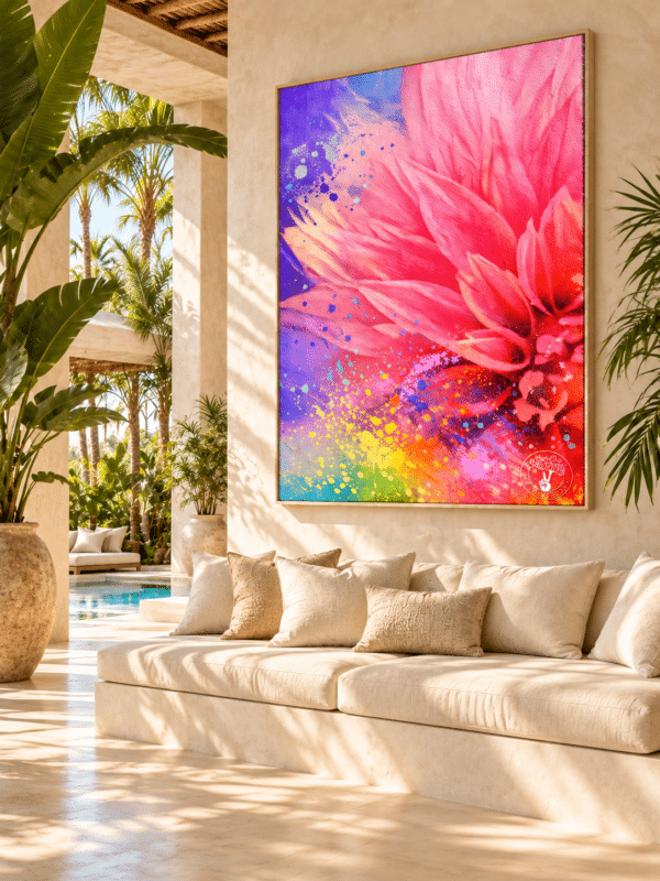 CANVAS HAPPY VIBES TULUM Happy Vibes