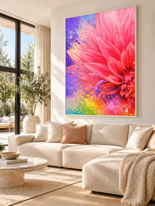 CANVAS HAPPY VIBES WONING Happy Vibes
