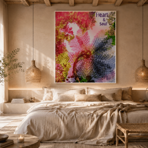 CANVAS HEART N SOUL BEDROOM Heart & Soul
