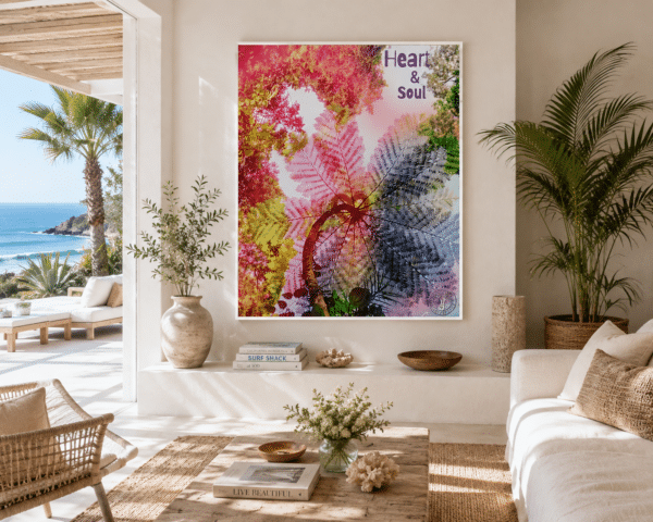 CANVAS HEART N SOUL MALIBU Heart & Soul