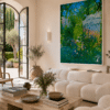 CANVAS JE TAIME MONET CANNES Je Taime Monet