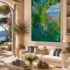 CANVAS JE TAIME MONET VILLA Je Taime Monet