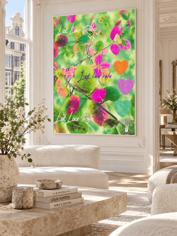 CANVAS LET LOVE RULE AMSTERDAM Let Love Rule