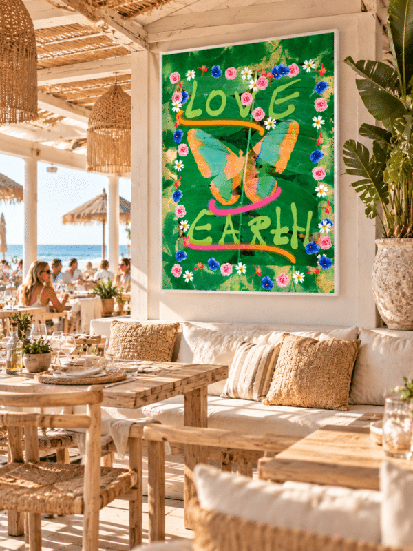 CANVAS LOVE EARTH STRANDTENT Love Earth