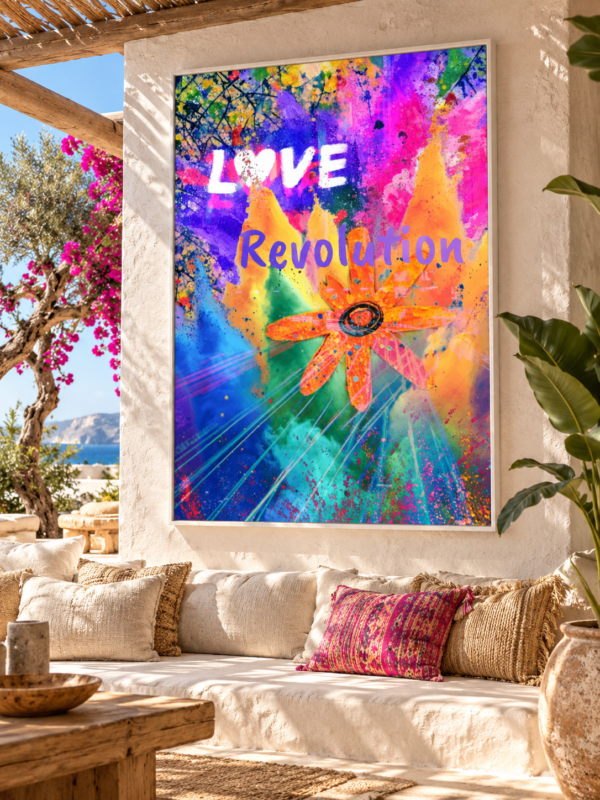 CANVAS LOVE REVOLTION IBIZA Love Revolution