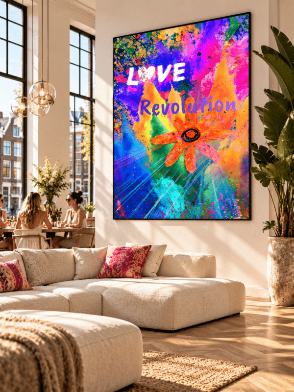 CANVAS LOVE REVOLUTION AMSTERDAM Love Revolution