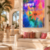 CANVAS LOVE REVOLUTION HOTEL LOBBY Love Revolution