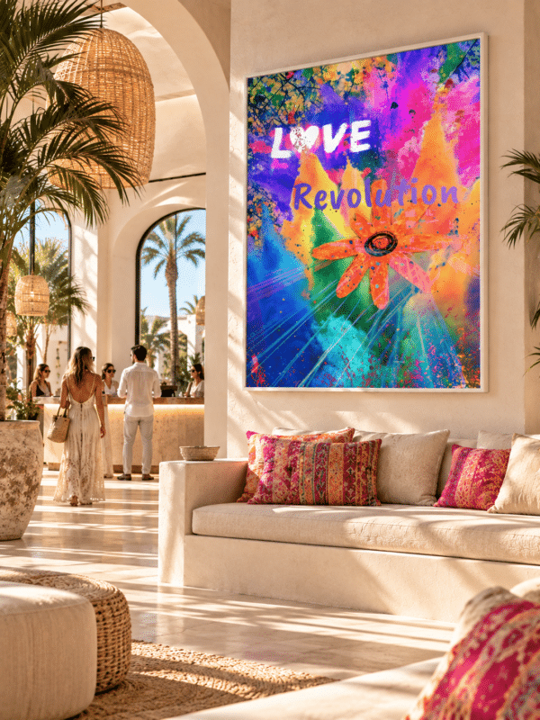 CANVAS LOVE REVOLUTION HOTEL LOBBY Love Revolution