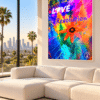 CANVAS LOVE REVOLUTION LA Love Revolution