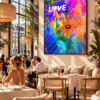 CANVAS LOVE REVOLUTION RESTAURANT Love Revolution