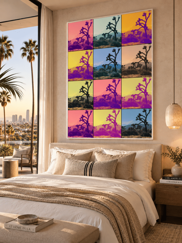 CANVAS MAYBE CALIFORNIA BEDROOM LA Maybe California