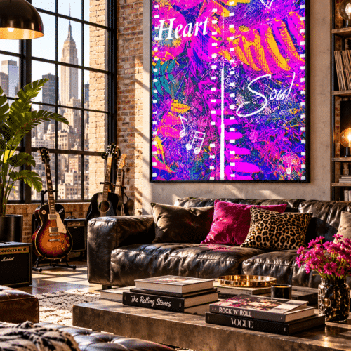 CANVAS MUSIC IS MY SOUL NEW YORK Music is my Soul