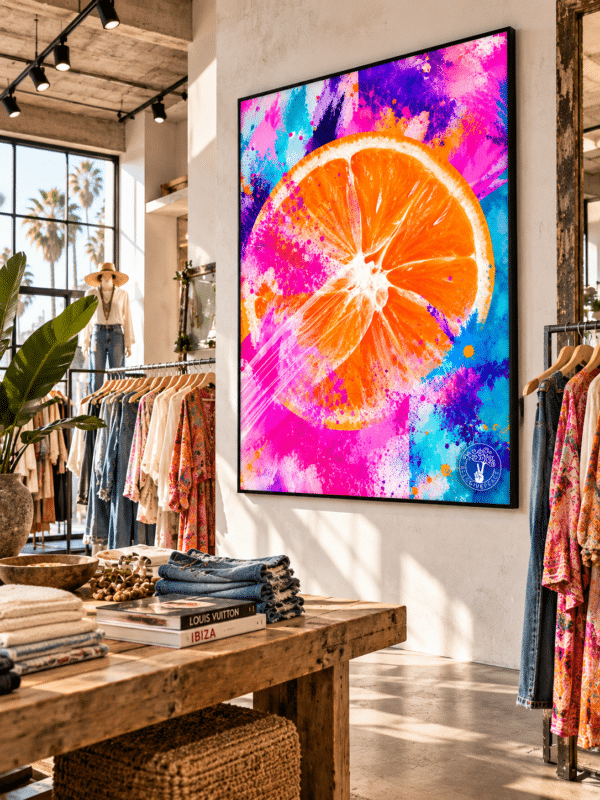 CANVAS ORANGE CRUSH LA SHOP Orange Crush
