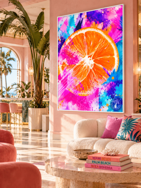 CANVAS ORANGE CRUSH MIAMI Orange Crush