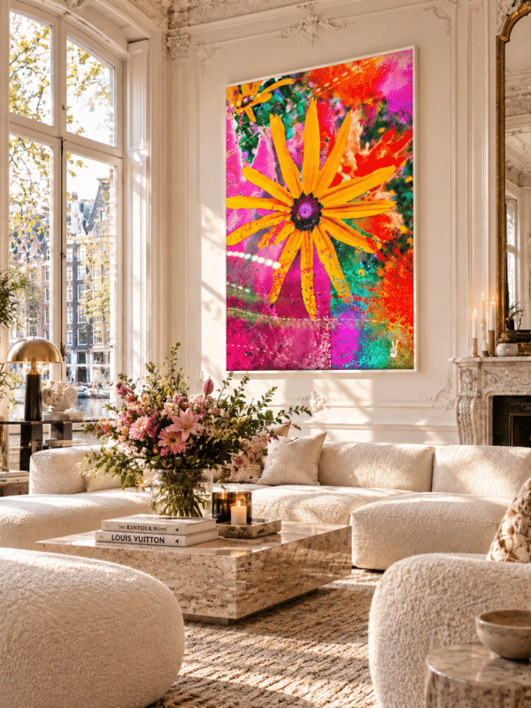 CANVAS POWER OF A FLOWER AMSTERDAM Power of a Flower