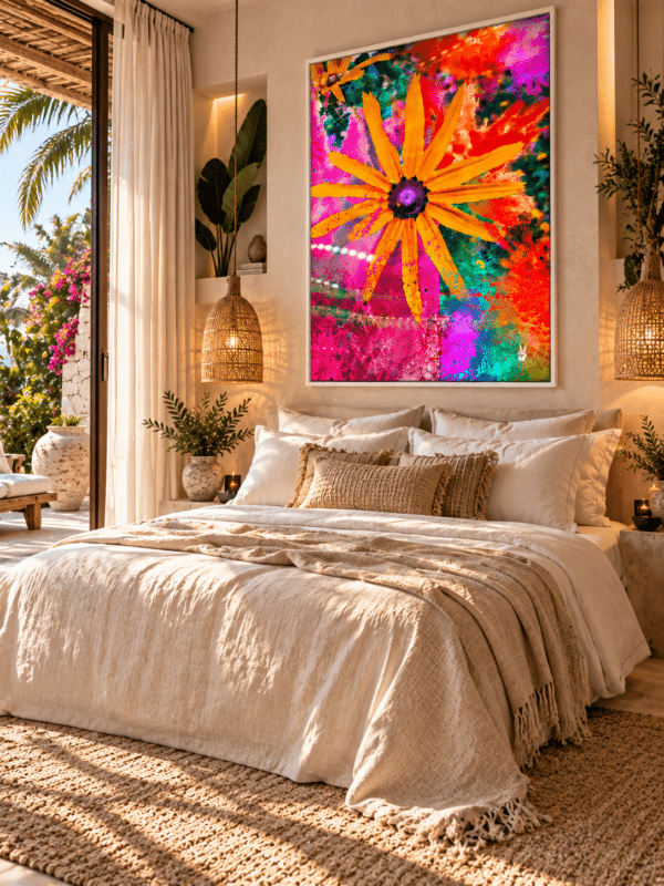 CANVAS POWER OF A FLOWER BEDROOM Power of a Flower
