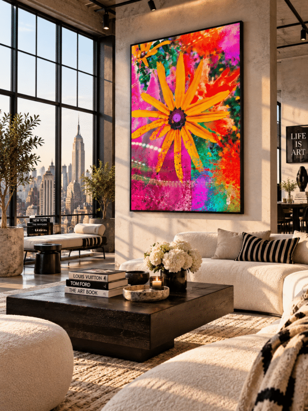 CANVAS POWER OF A FLOWER NEW YORK Power of a Flower