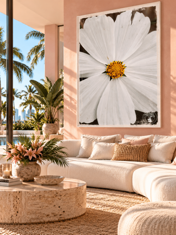CANVAS WHITE ZEN MIAMI White Zen