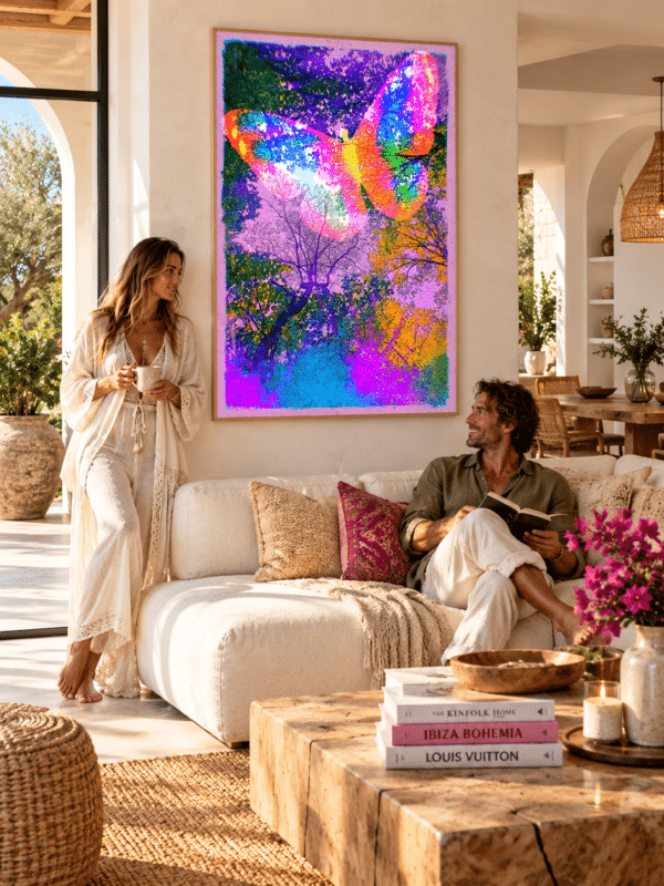 Canvas BOHEMIAN BUTTERFLY IBIZA Bohemian Butterfly