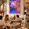 Canvas BOHEMIAN BUTTERFLY RESTAURANT Bohemian Butterfly