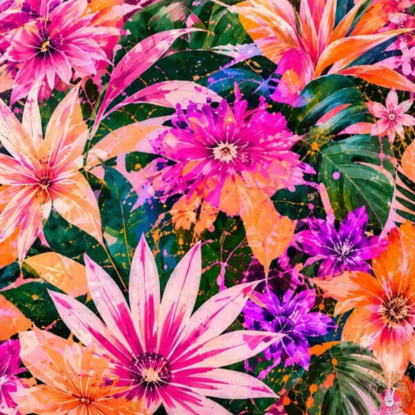 FLOWERPOWER PRINT LOGO Flower Power