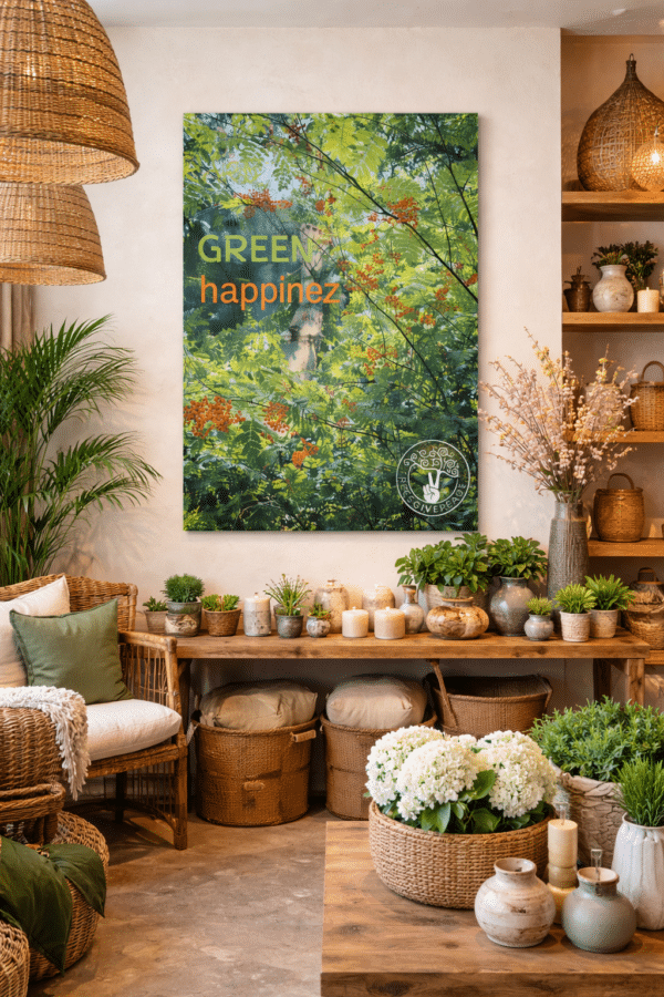 Groene-natuur-in-stijlvol-interieur Green Happinez