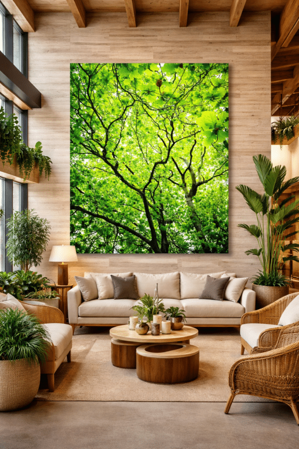 Groene-sereniteit-in-hotel-lobby Green River