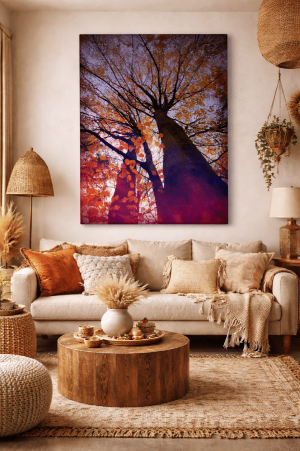 Herfst-in-boho-woonkamer Moondance