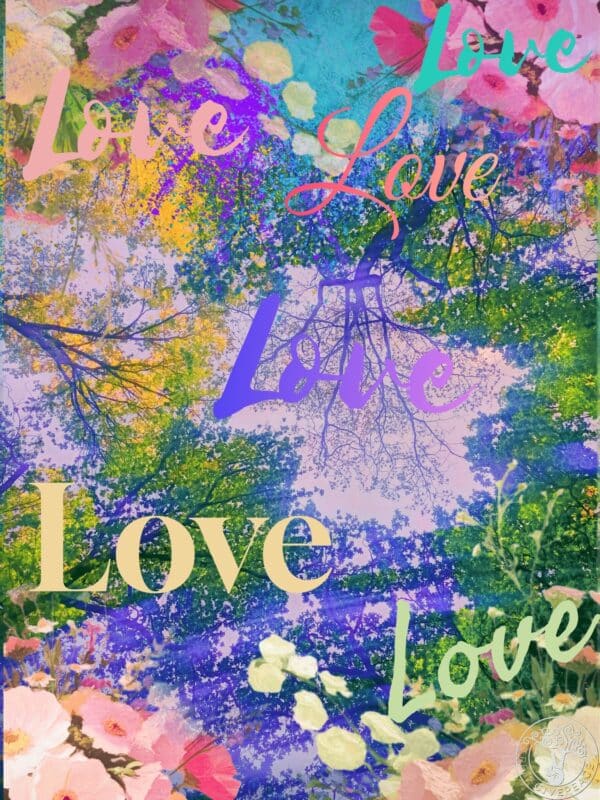 LOVE IS ALL TEKST LOGO Love is All