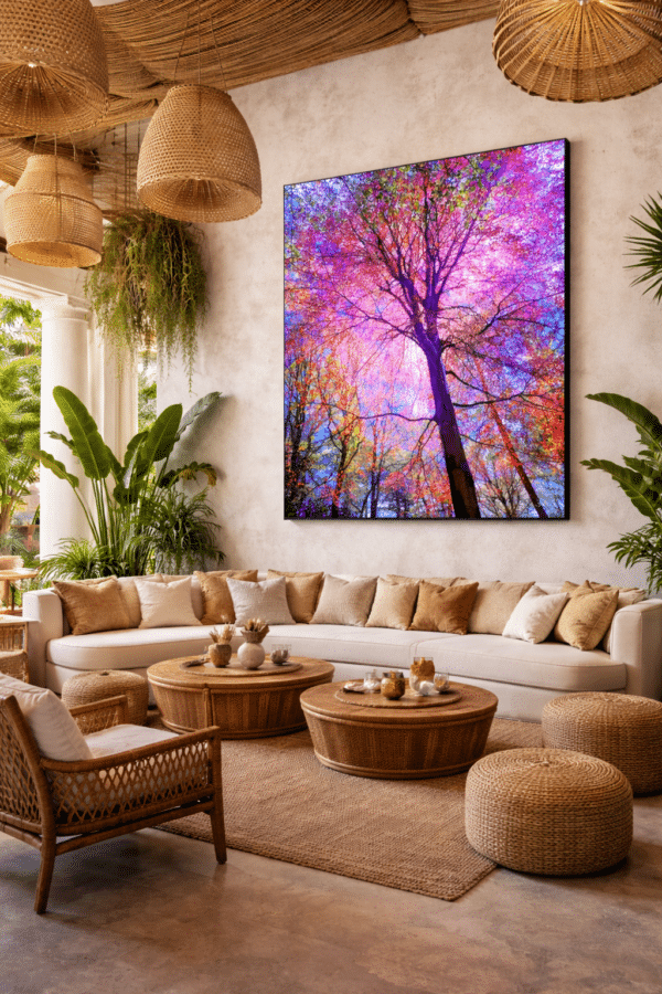 Luxe-hotel-lobby-met-kleurrijk-schilderij Wish you were here