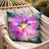 Sfeervolle-hangmat-met-bloemenkussen Purple Bliss