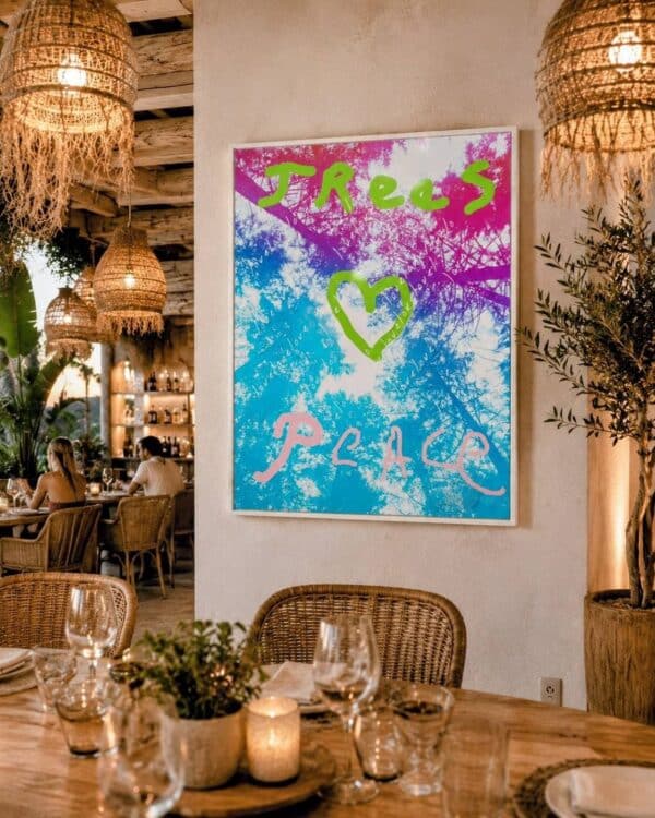 TREES LOVE PEACE IBIZA RESTAURANT Trees love Peace