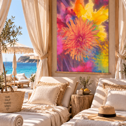 TUINPOSTER DANDELION CABANA Dandelion Sun