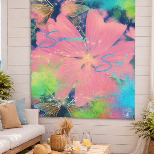 Zomers-strandlounge-met-boho-decor-1 Pretty Pink Summer Soul